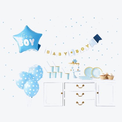 Σετ διακόσμισης baby shower its a boy 49 τεμαχίων